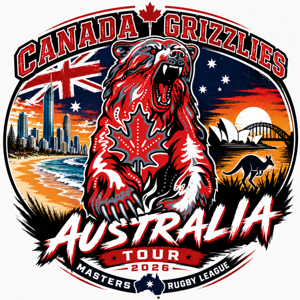 Canada Grizzlies Australia Tour 2026 logo